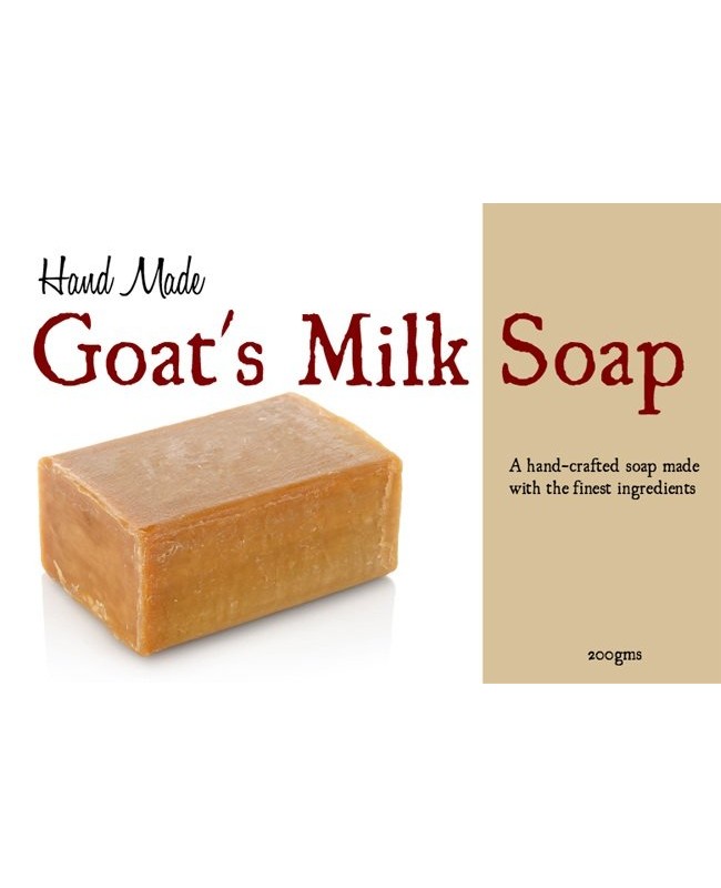 Hand Made Goat's Milk Soap Label