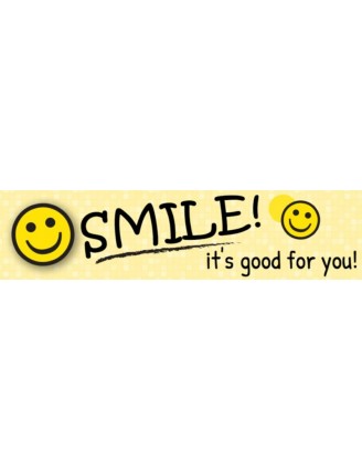 Smile its good for you Bumper Sticker