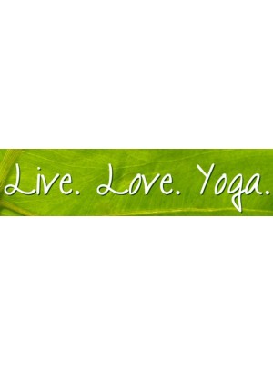 Live Love Yoga Bumper Sticker