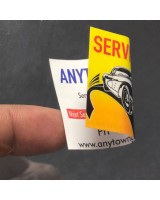 Double Sided Service Stickers