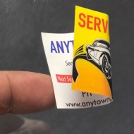 Double Sided Service Stickers