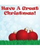 Have A Great Christmas Label