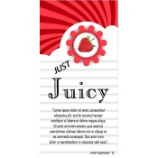 Just Juicy Box Colour Swirl Label