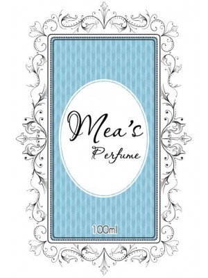 Mea's Perfume Rectangle Label