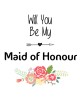Will You Be My Maid of Honour Label