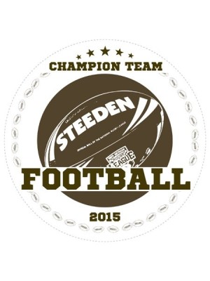 Football Champions Sports Prize Label
