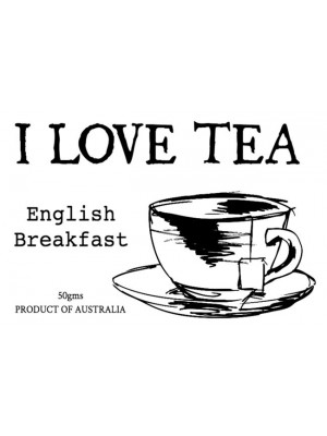 I Love Tea Teabag Label
