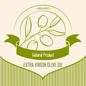 Olive Oil Bottle Label