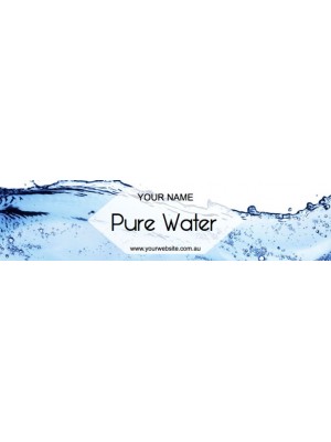 Water Bottle Label