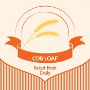 Fresh Cob Bread Loaf Label