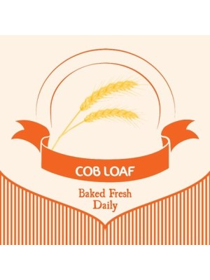 Fresh Cob Bread Loaf Label