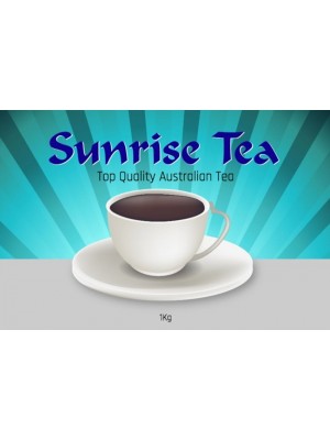 Sunrise Tea Packet Label