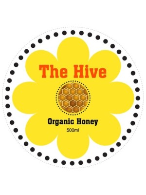 Honey Jar Round Label