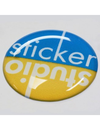 Round Resin Domed Labels