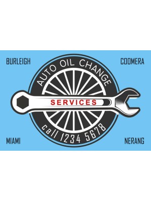 Auto Oil Change Stickers