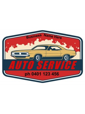 Auto Service Due Stickers