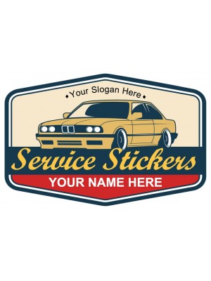 Horizontal Service Stickers