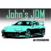 Johns JDM Service Stickers