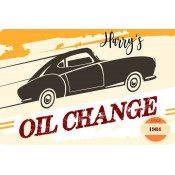 Oil Change Service Sticker