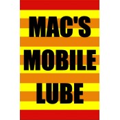 Mac's Mobile Lube Stickers