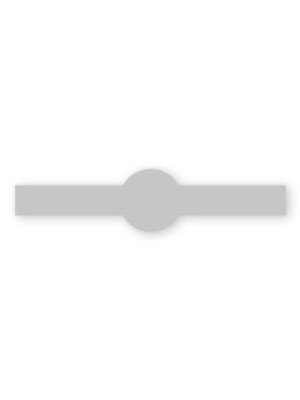 Bar and Ball Extended shaped Label