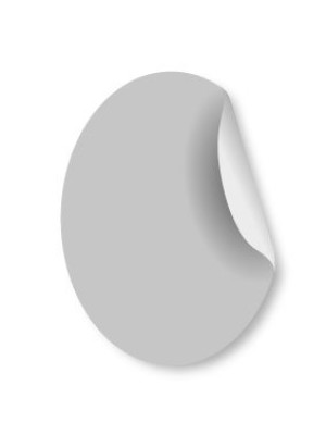 Oval Vertical Label