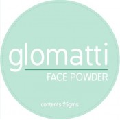 Glomatti Face Powder cosmetic Label