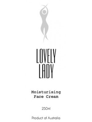 Lovely Lady Moisturising Skin Cream Label