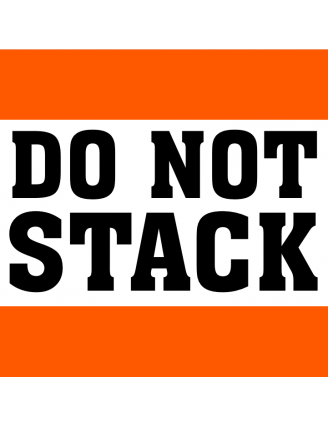 Do Not Stack Shipping Crate Sticker