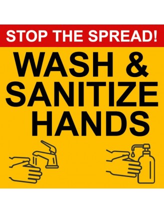 Stop the Spread warning Sign