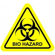 Biohazard Warning Sign Sticker