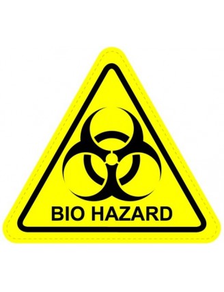 Biohazard Warning Sign Sticker Biohazard Warning Sign Sticker