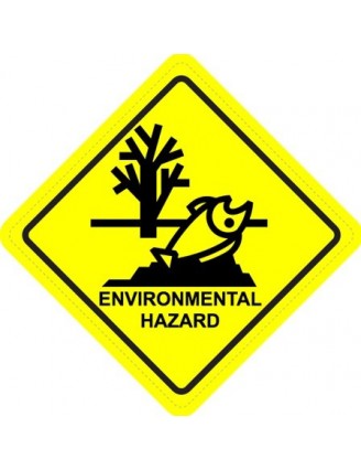 Enviromental Hazard Diamond Warning Sign Sticker Enviromental Hazard Diamond Warning Sign Sticker