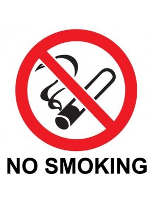 No Smoking Warning Symbol Sticker
