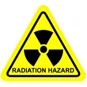 Radiation Warning Sign Sticker