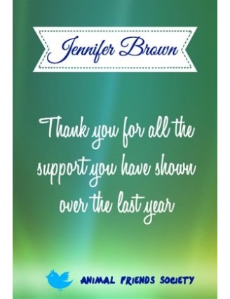 Thank You Wine Label