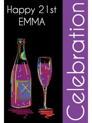 Simple Celebration Wine Label