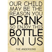 Teacher Thank You Our Child Wine Label