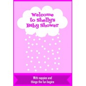 Baby Shower Wine Label