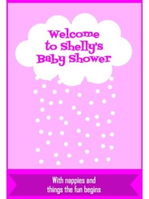 Baby Shower Wine Label