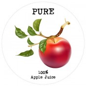 Apple Juice Circle Wine Label