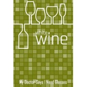 Chequered White Wine Label