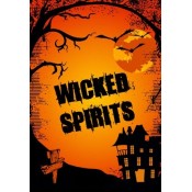 Halloween Wicked Wine Label