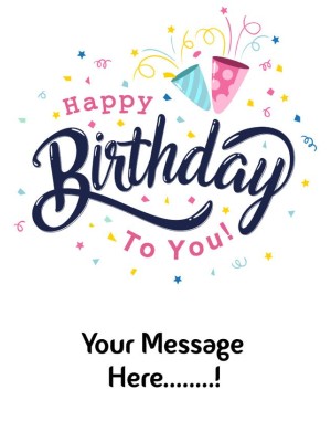 Birthday Wine Label