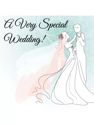 A Very Special Wedding Label