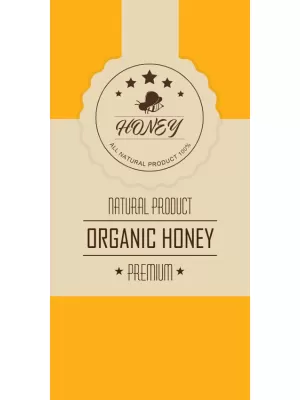 Natural Honey Label