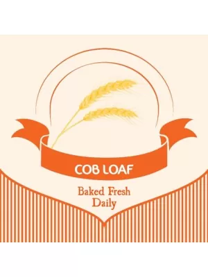 Fresh Cob Bread Loaf Label