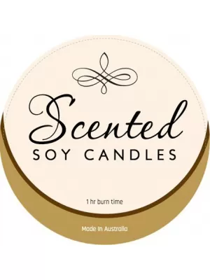 Scented Soy Candle Label