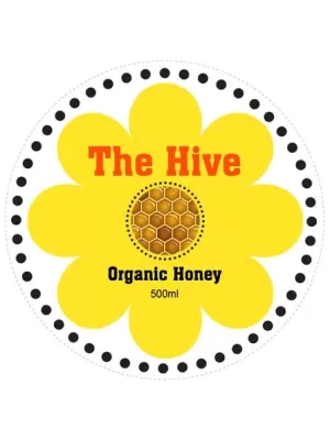 Honey Jar Round Label