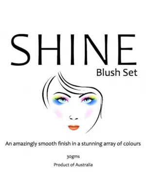 Shine Blush Makeup Label